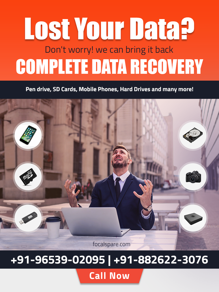 Data Recovery Services Delhi Focal Spare